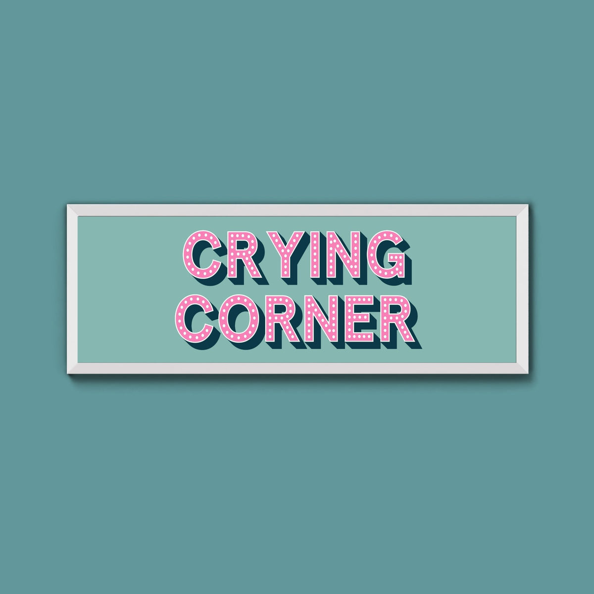 Crying Corner Framed Print (New Style) - Above The Door