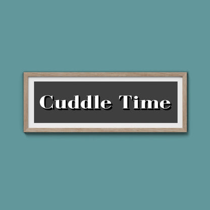 Cuddle Time Print - Above The Door