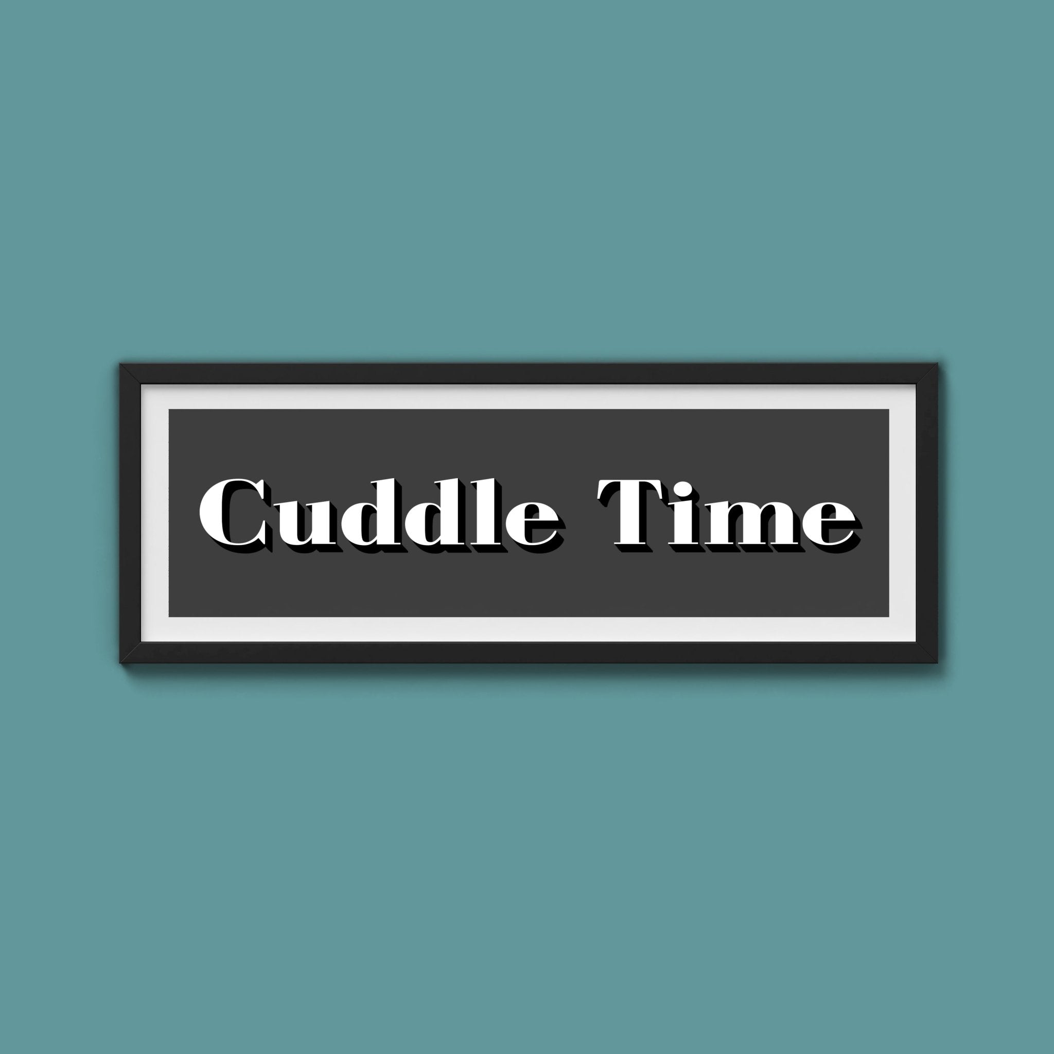 Cuddle Time Print - Above The Door