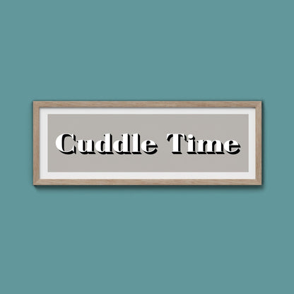 Cuddle Time Print - Above The Door