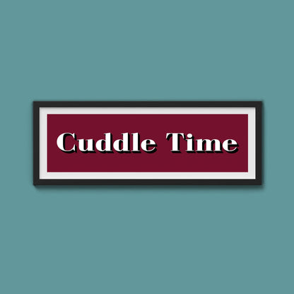Cuddle Time Print - Above The Door