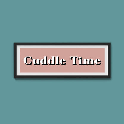 Cuddle Time Print - Above The Door