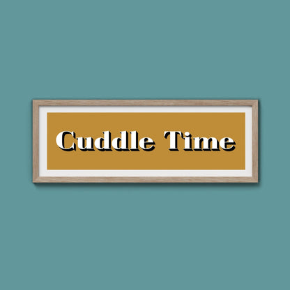 Cuddle Time Print - Above The Door