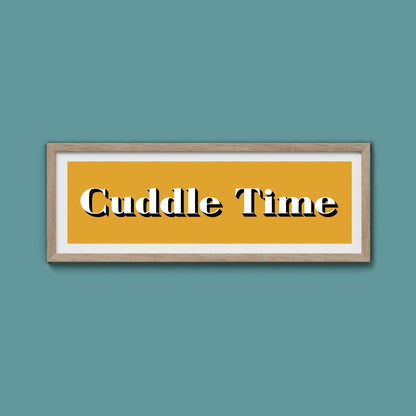 Cuddle Time Print - Above The Door