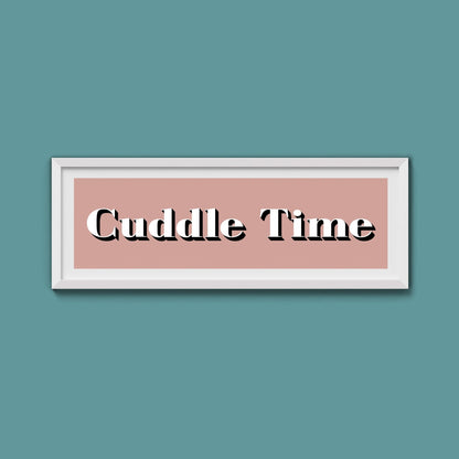 Cuddle Time Print - Above The Door