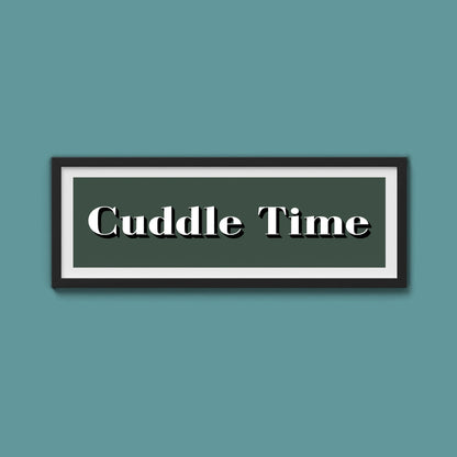 Cuddle Time Print - Above The Door