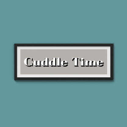 Cuddle Time Print - Above The Door