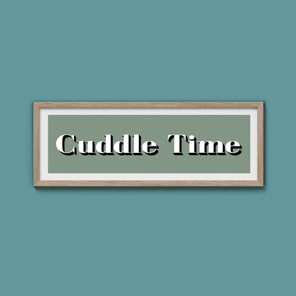 Cuddle Time Print - Above The Door