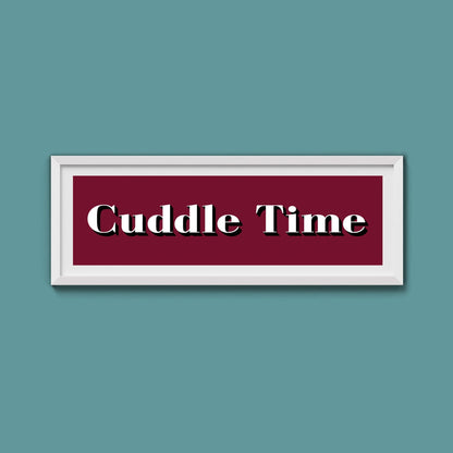 Cuddle Time Print - Above The Door