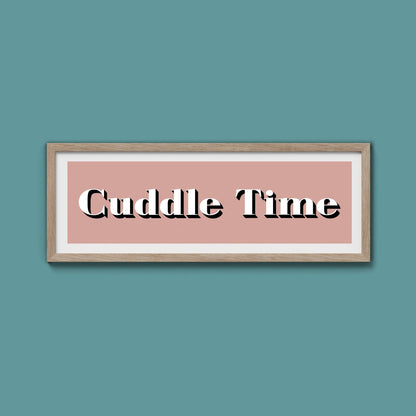 Cuddle Time Print - Above The Door