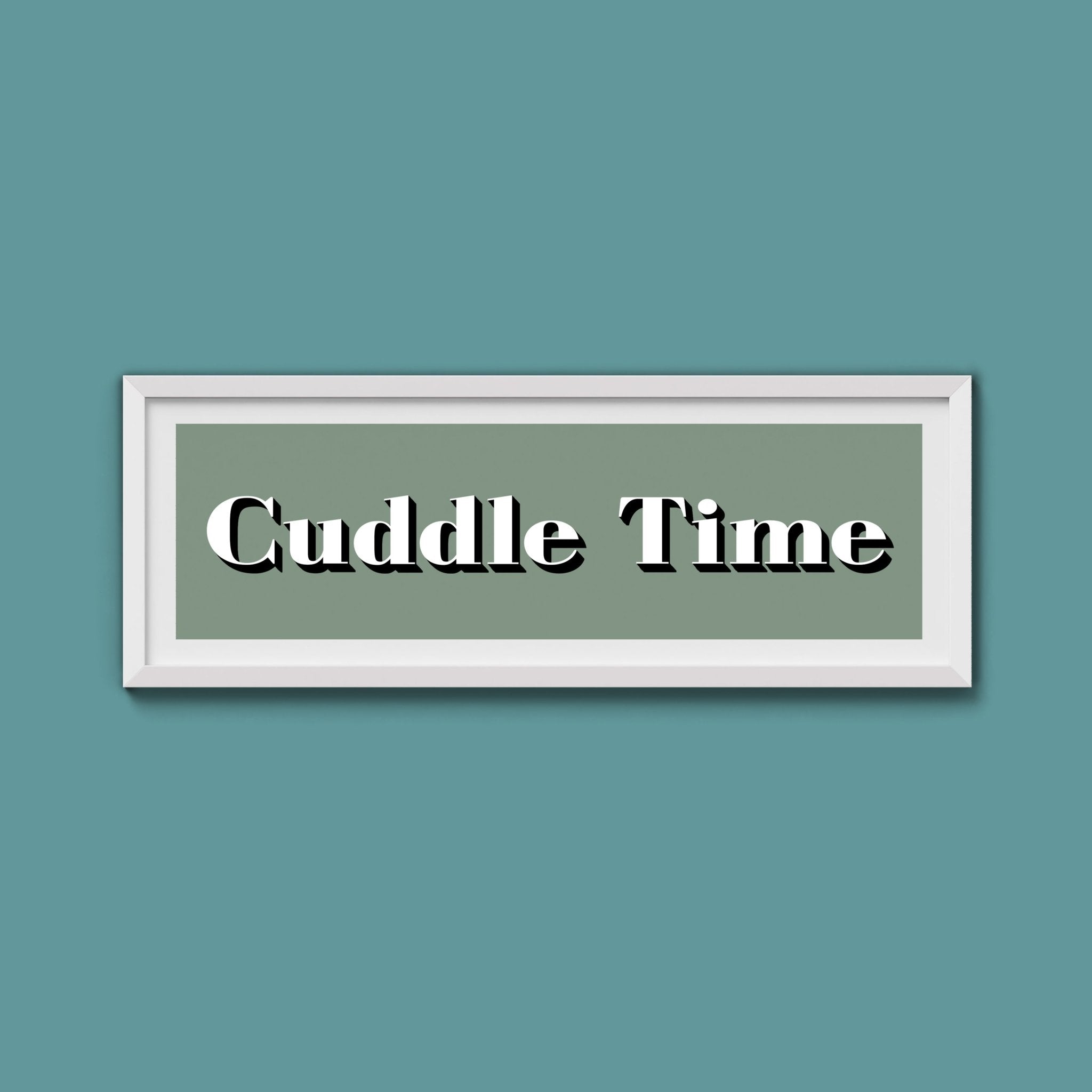 Cuddle Time Print - Above The Door