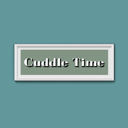 Cuddle Time Print - Above The Door