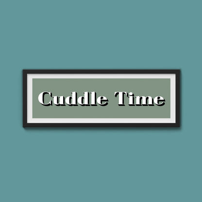 Cuddle Time Print - Above The Door