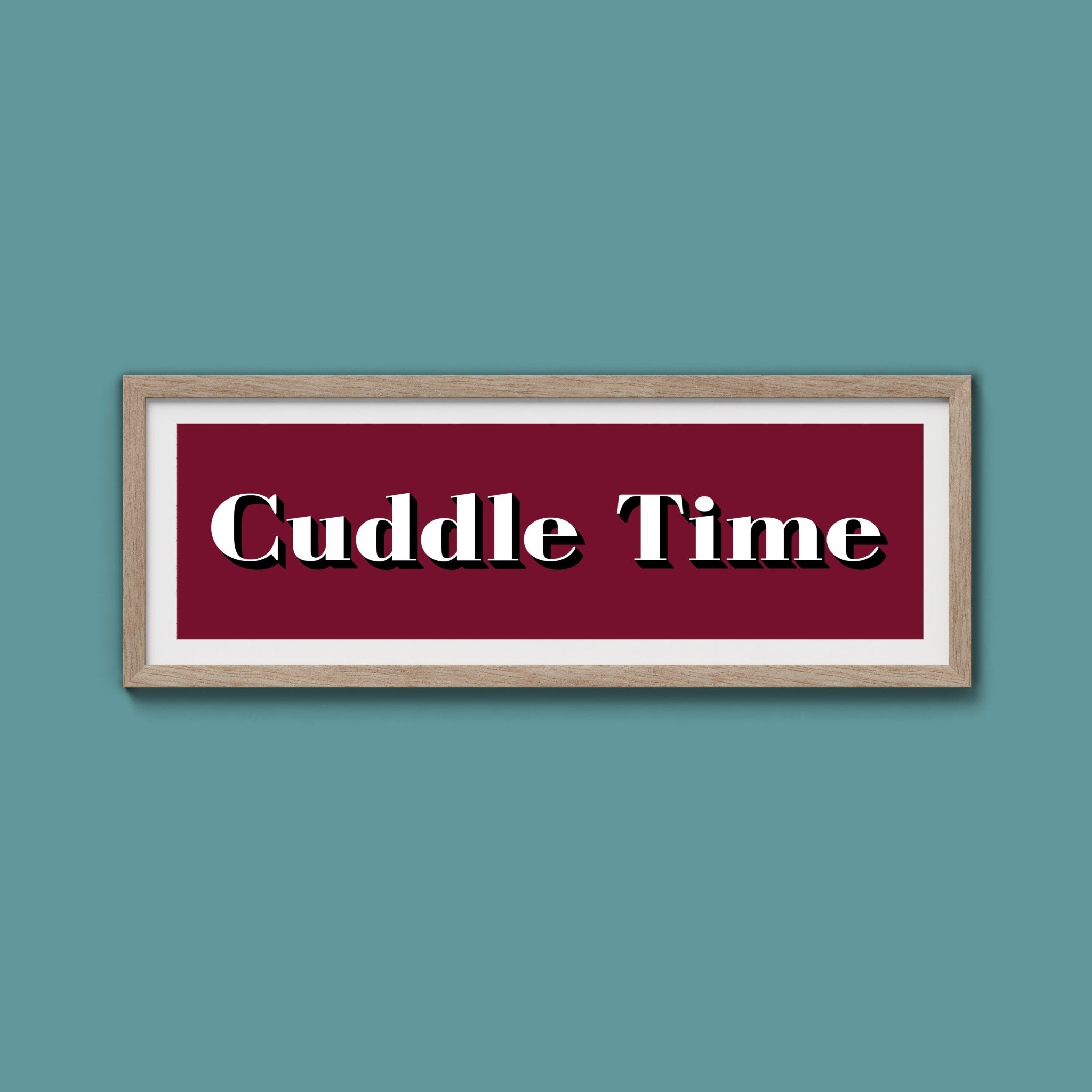 Cuddle Time Print - Above The Door