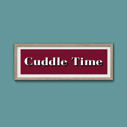 Cuddle Time Print - Above The Door