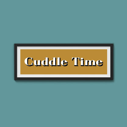 Cuddle Time Print - Above The Door