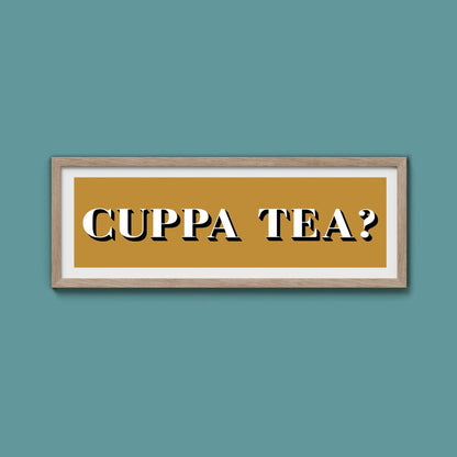CUPPA TEA Print - Above The Door