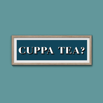 CUPPA TEA Print - Above The Door