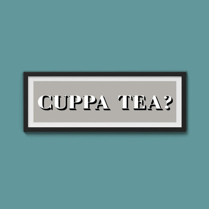 CUPPA TEA Print - Above The Door
