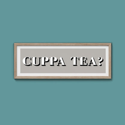 CUPPA TEA Print - Above The Door