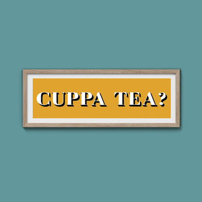 CUPPA TEA Print - Above The Door