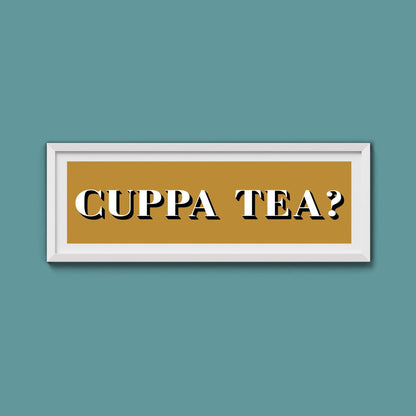 CUPPA TEA Print - Above The Door