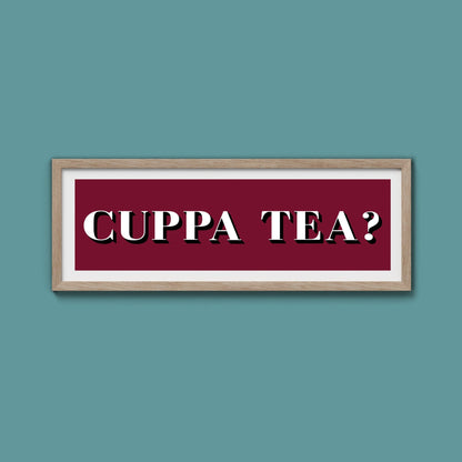 CUPPA TEA Print - Above The Door