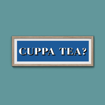 CUPPA TEA Print - Above The Door