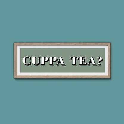 CUPPA TEA Print - Above The Door