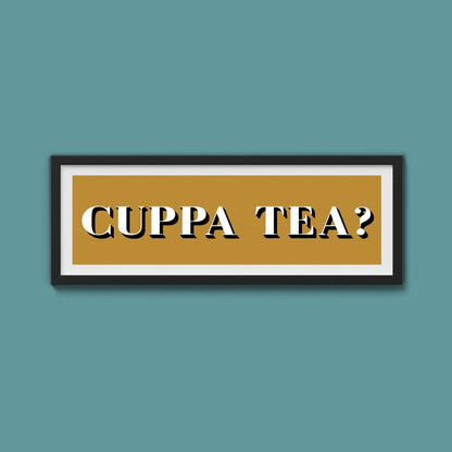 CUPPA TEA Print - Above The Door