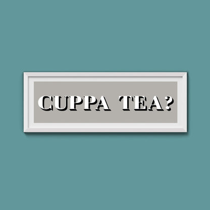 CUPPA TEA Print - Above The Door
