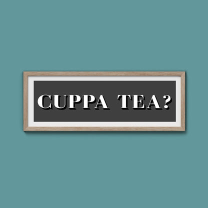 CUPPA TEA Print - Above The Door
