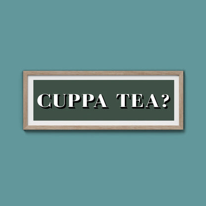 CUPPA TEA Print - Above The Door