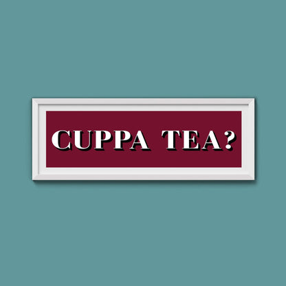 CUPPA TEA Print - Above The Door