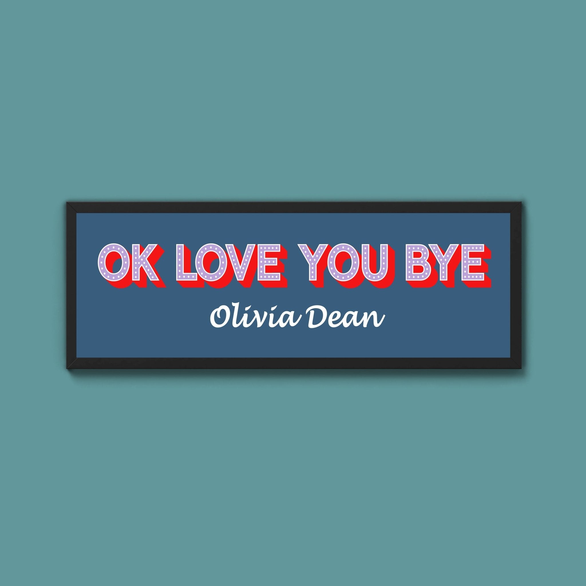 Custom Music Framed Prints (New Style) - Above The Door