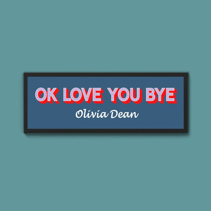 Custom Music Framed Prints (New Style) - Above The Door