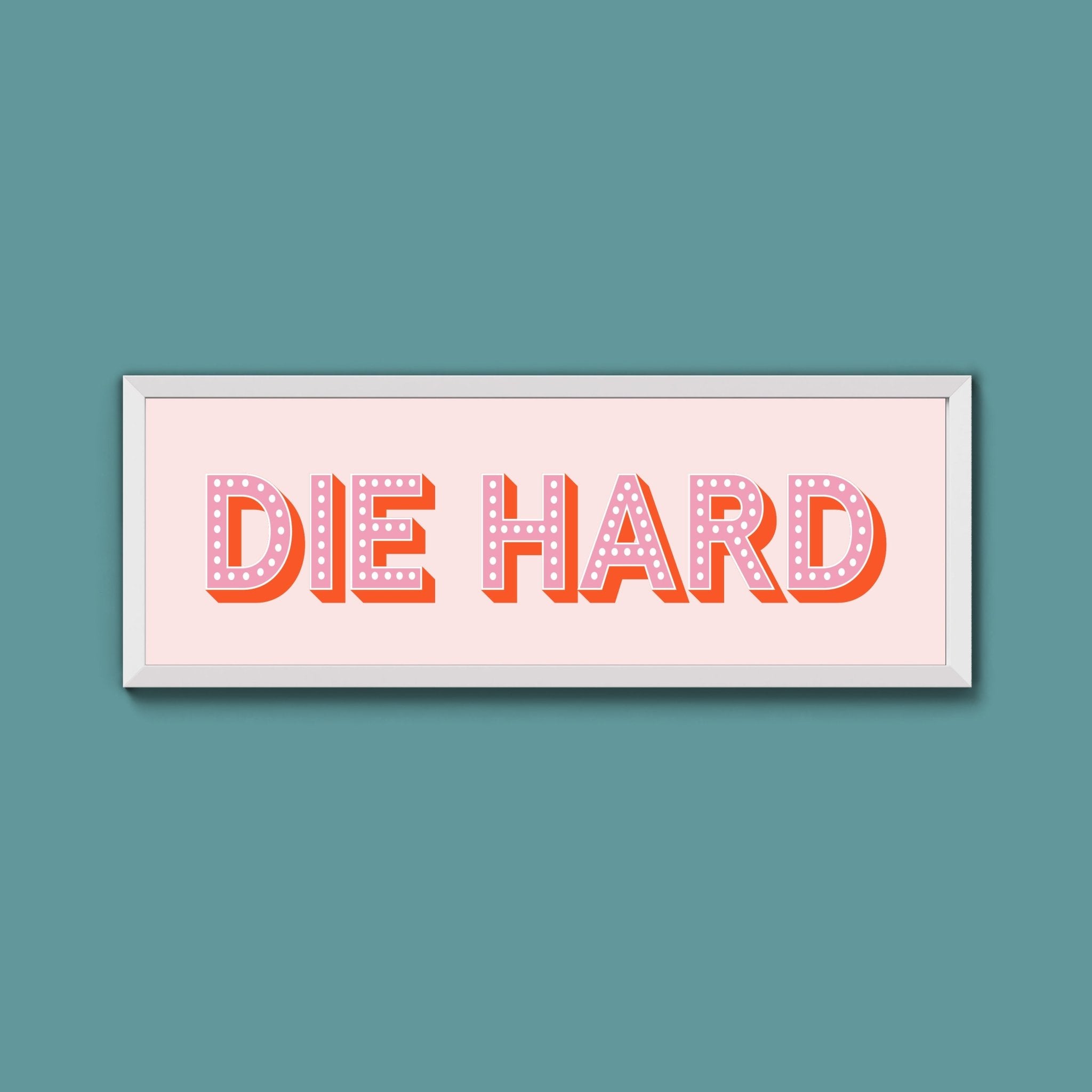 Die Hard Framed Print (New Style) - Above The Door