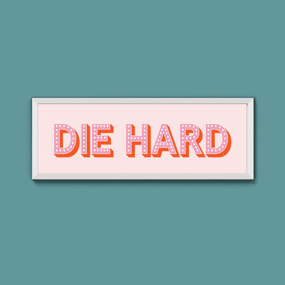 Die Hard Framed Print (New Style) - Above The Door