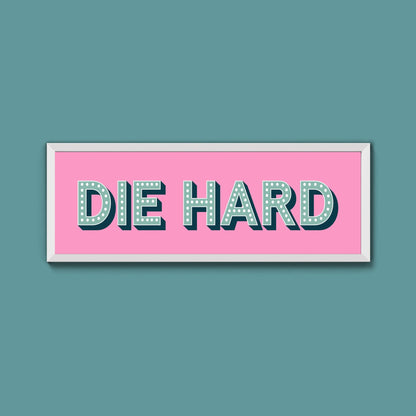 Die Hard Framed Print (New Style) - Above The Door