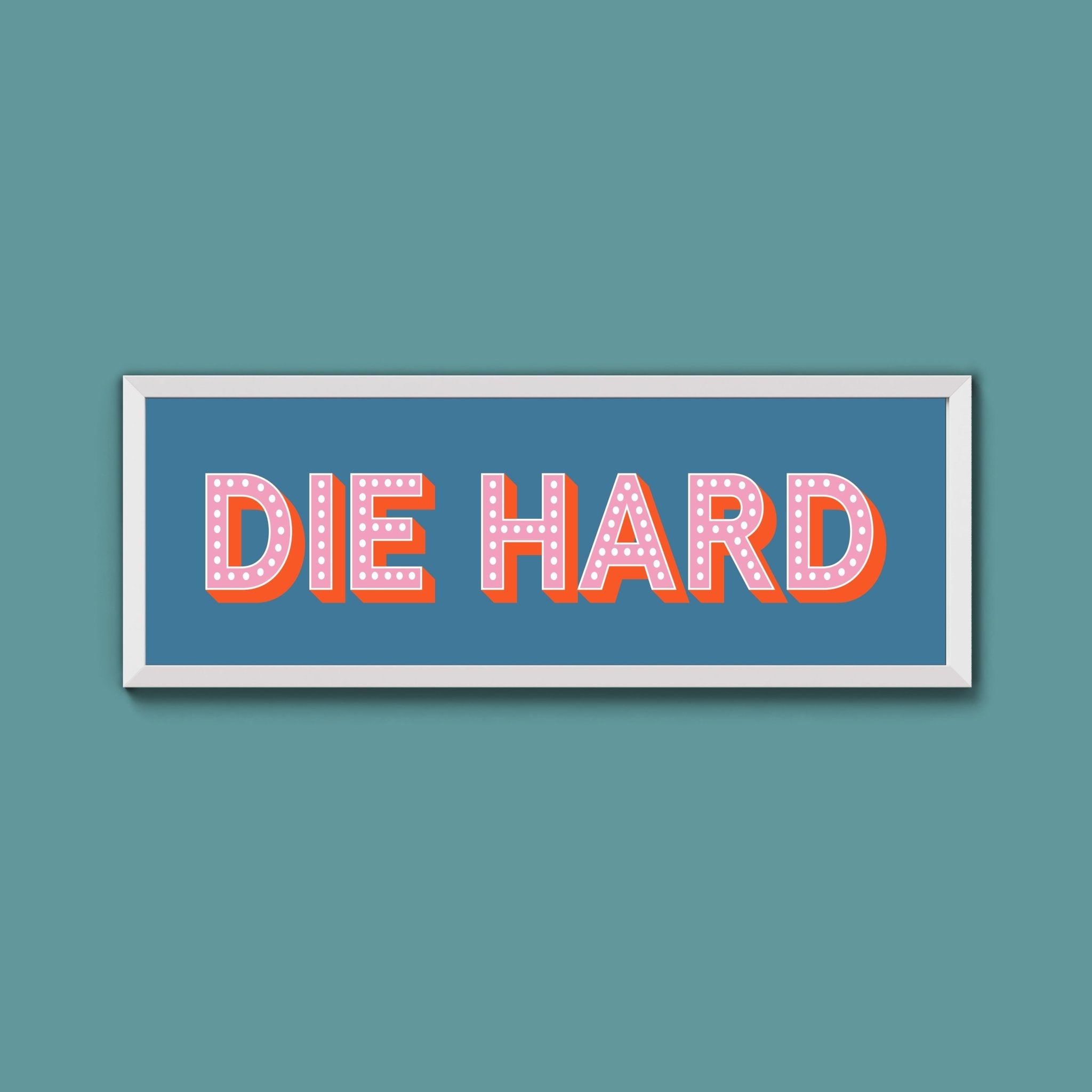 Die Hard Framed Print (New Style) - Above The Door