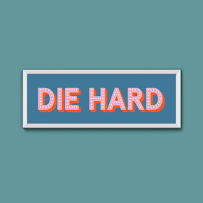 Die Hard Framed Print (New Style) - Above The Door