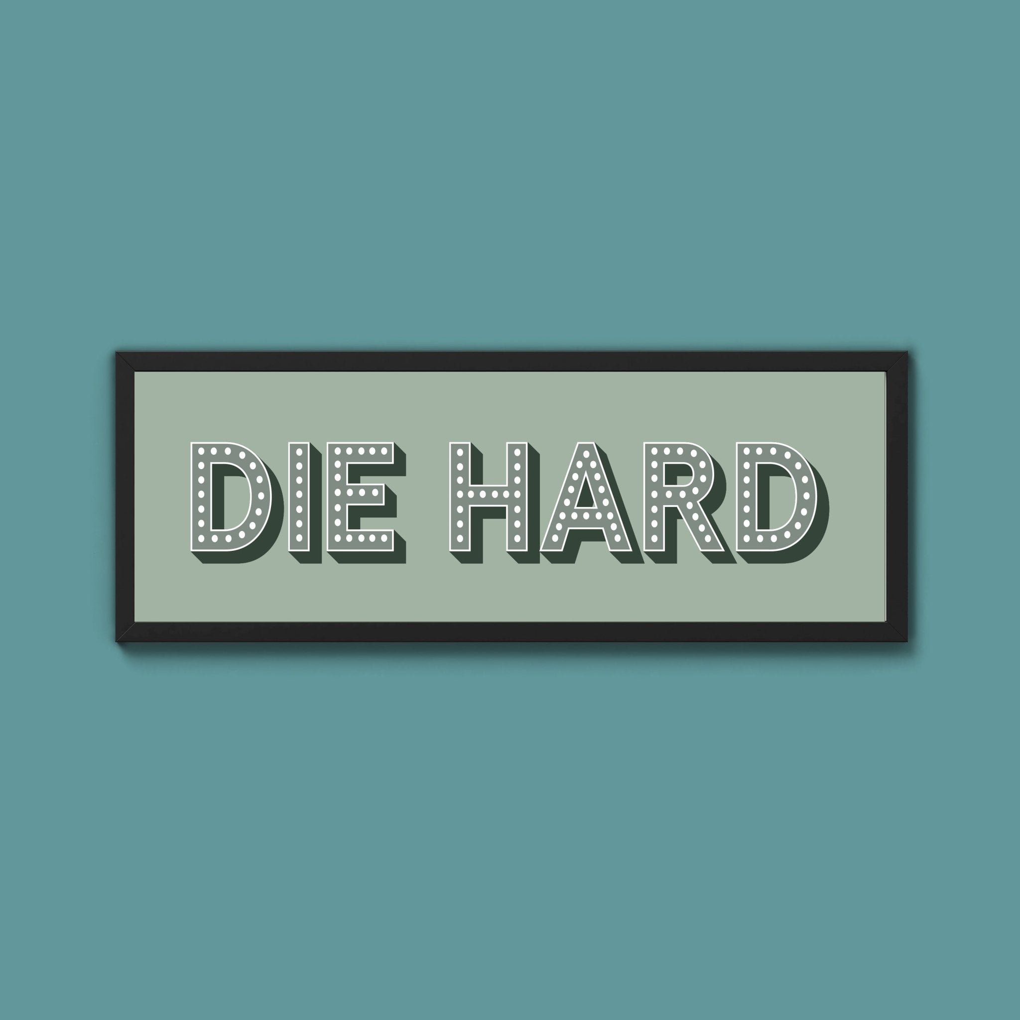 Die Hard Framed Print (New Style) - Above The Door