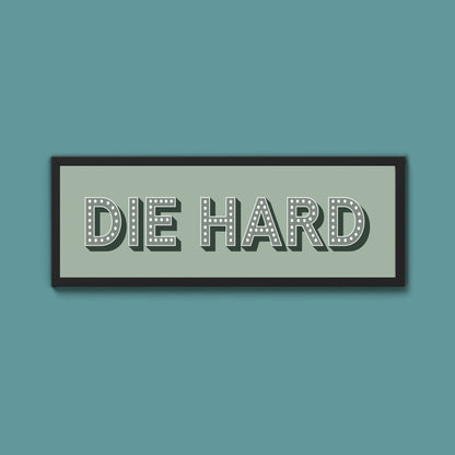 Die Hard Framed Print (New Style) - Above The Door