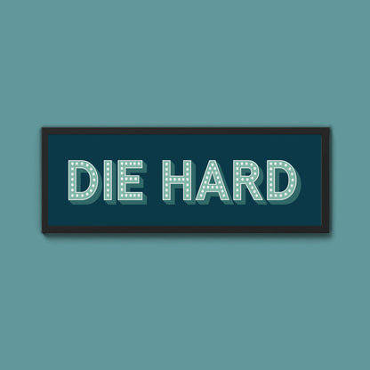 Die Hard Framed Print (New Style) - Above The Door