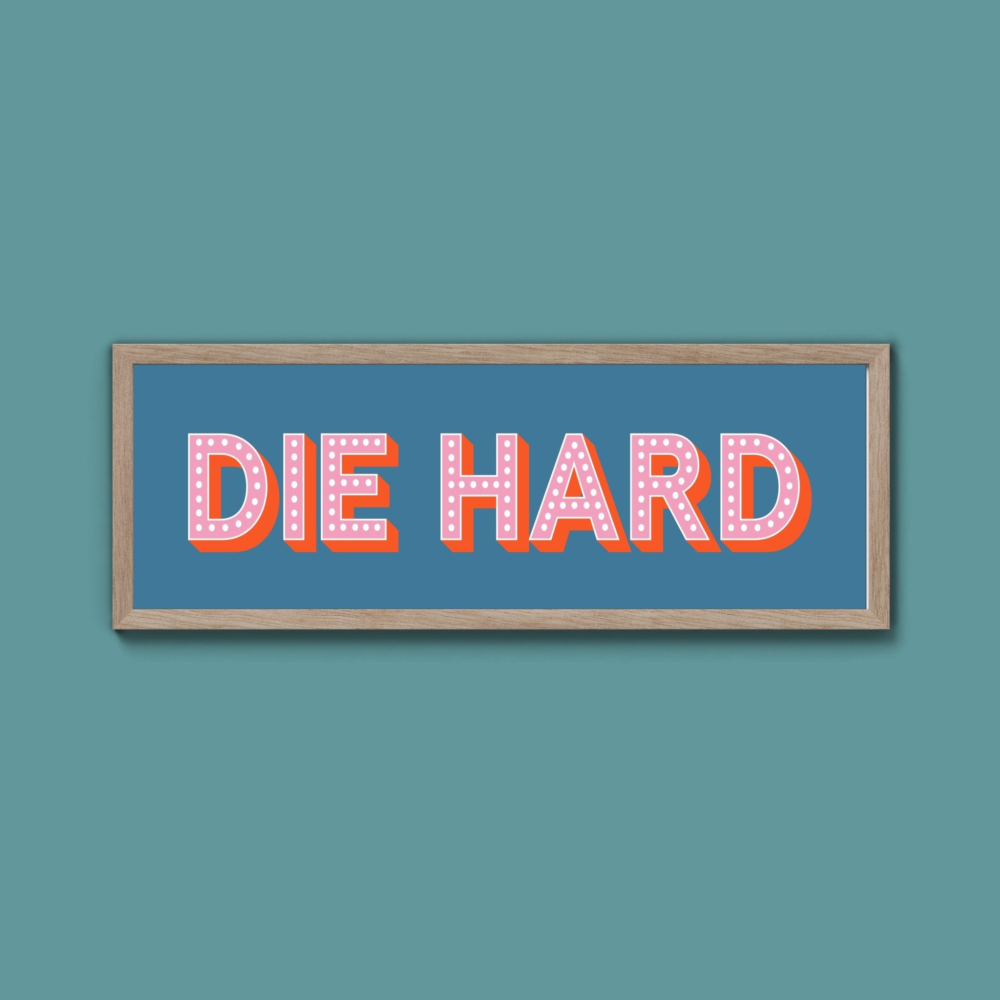 Die Hard Framed Print (New Style) - Above The Door