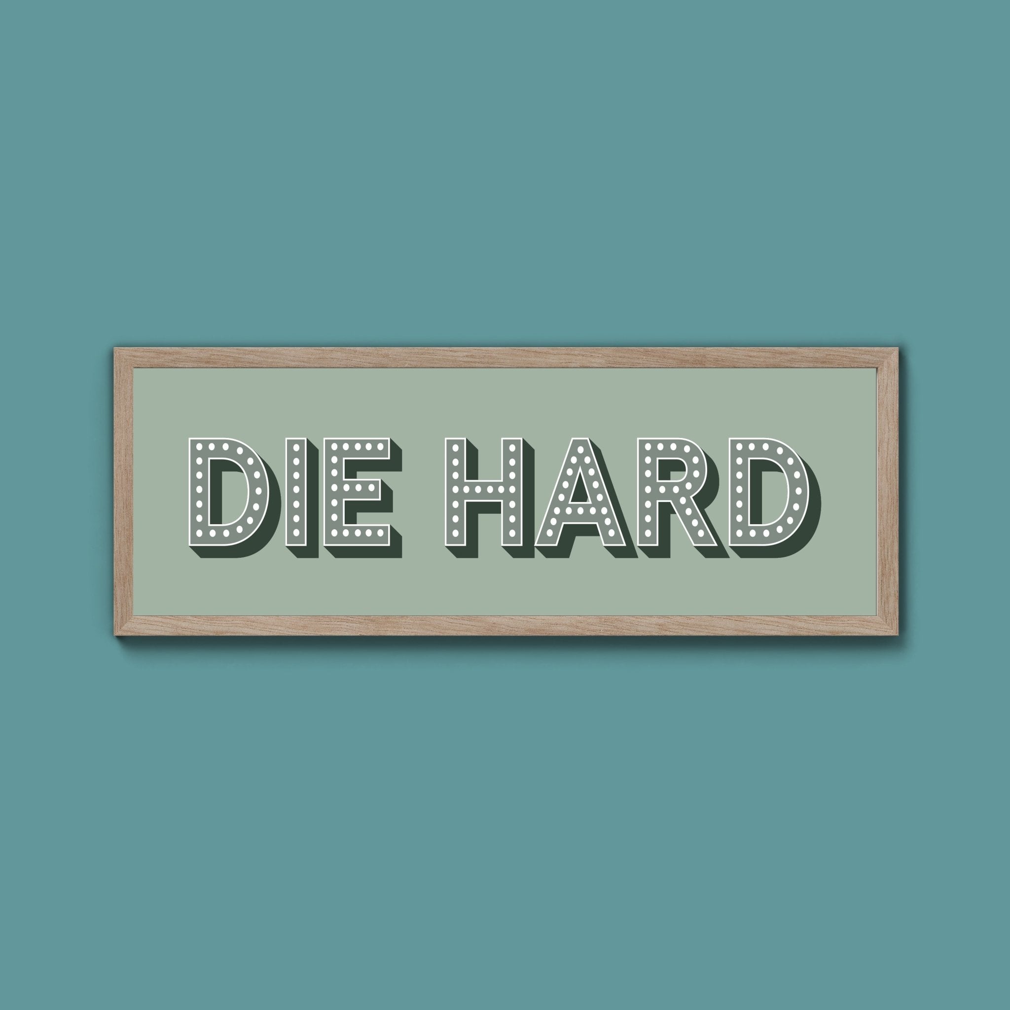Die Hard Framed Print (New Style) - Above The Door