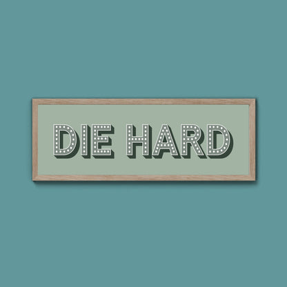 Die Hard Framed Print (New Style) - Above The Door