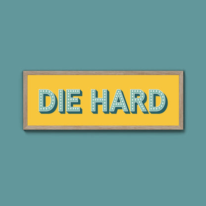 Die Hard Framed Print (New Style) - Above The Door