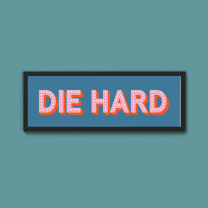 Die Hard Framed Print (New Style) - Above The Door