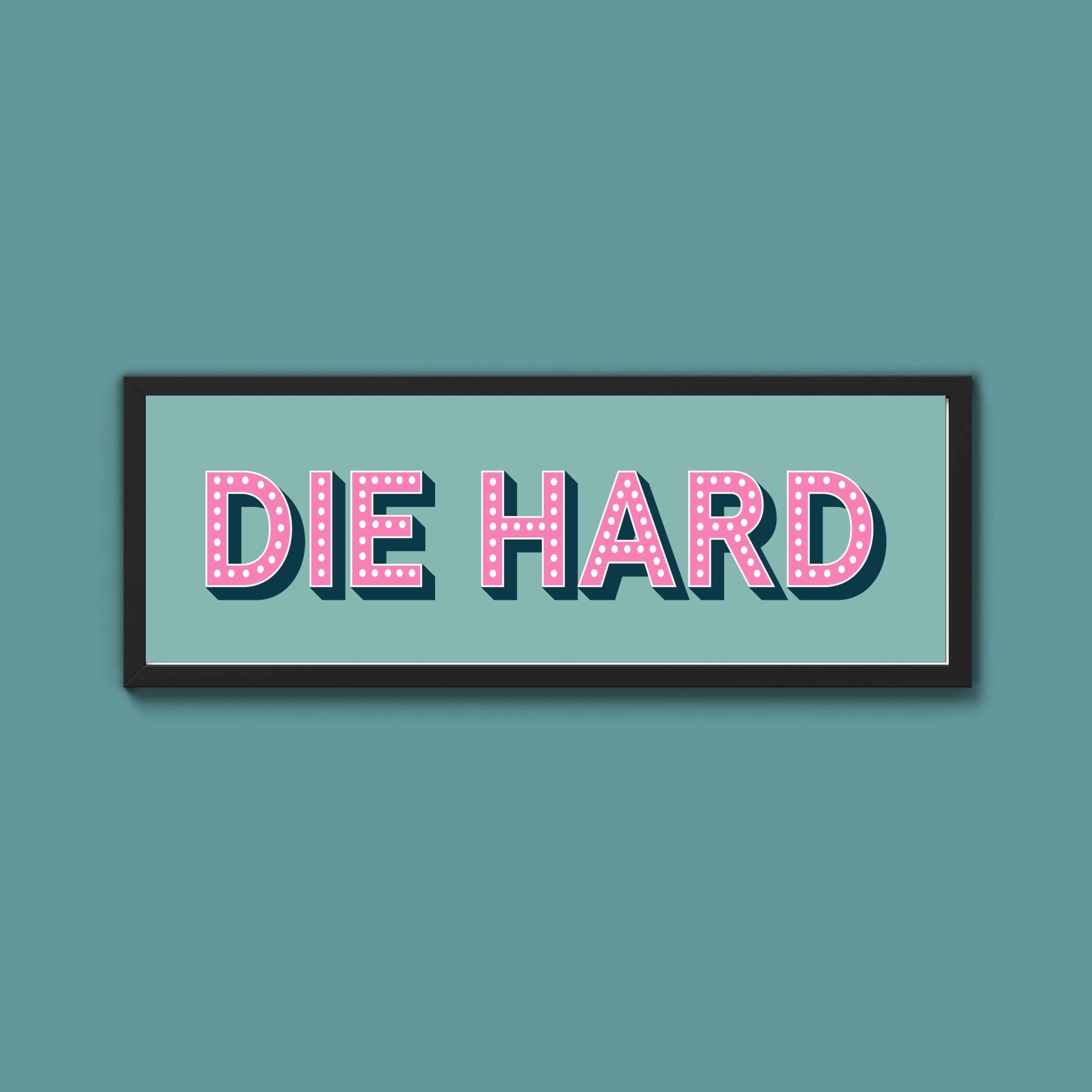 Die Hard Framed Print (New Style) - Above The Door